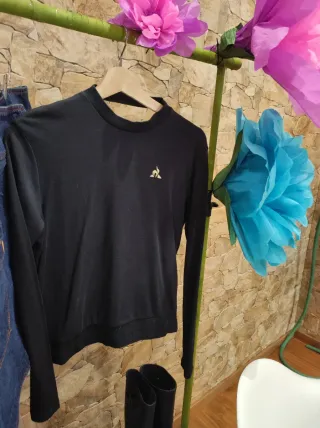 Blusa Coq Sportif Negra Espalda Abierta