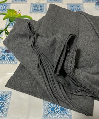 Metri 3 Tessuto Maglina Grigio Medio Melange