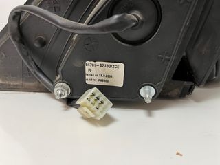 Espejo retrovisor derecho Suzuki Swift III