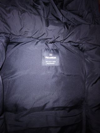 Abrigo de plumas negro mujer