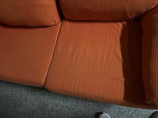 Sofá naranja 190x90 cm