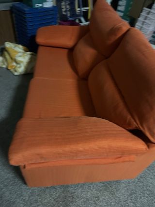 Sofá naranja 190x90 cm