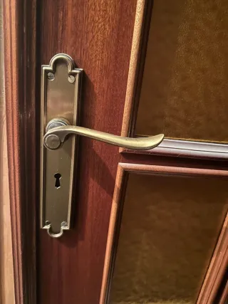 Puertas de interior de madera con cristal