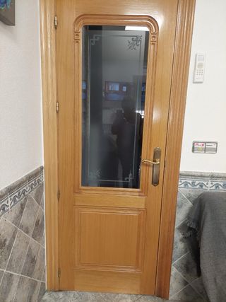 Puertas de madera maciza roble