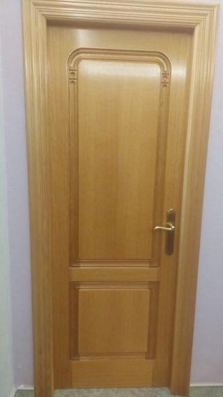 Puertas de madera maciza roble