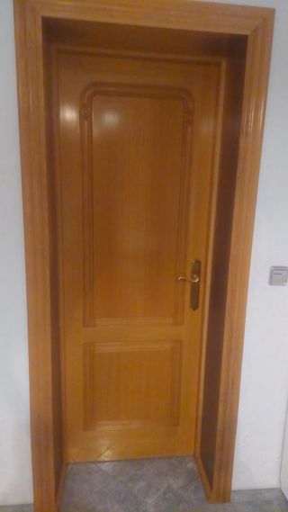 Puertas de madera maciza roble