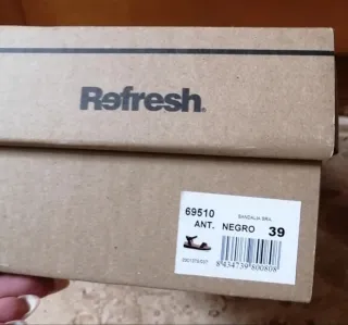 Sandalias Refresh Negras Talla 39