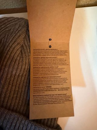 Gorro The North Face gris