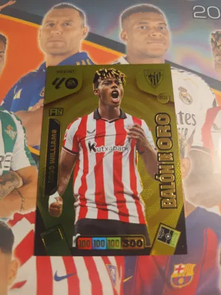 Nico Williams Balón de Oro Adrenalyn XL 25/26