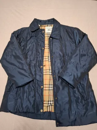 Cazadora Burberrys acolchada azul XL