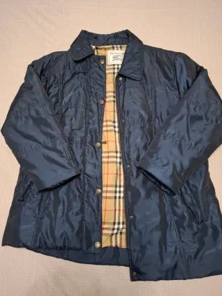 Cazadora Burberrys acolchada azul XL