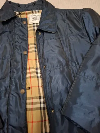 Cazadora Burberrys acolchada azul XL