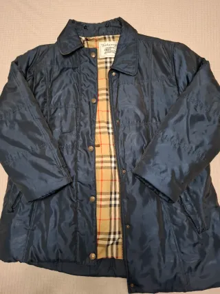Cazadora Burberrys acolchada azul XL
