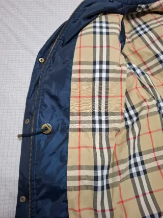 Cazadora Burberrys acolchada azul XL