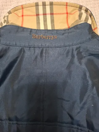 Cazadora Burberrys acolchada azul XL
