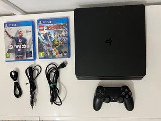 PS4 Slim 1TB + 2 Juegos + Mando