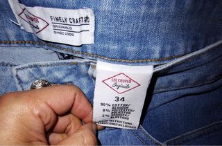 Vaqueros Lee Hombre Azules