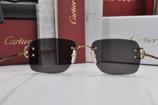 Gafas Cartier Difuminadas Negro/Dorado rimless