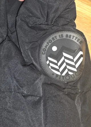 Fitouch Parka Negra Larga Mujer