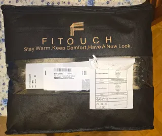 Fitouch Parka Negra Larga Mujer