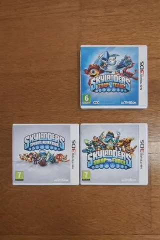 3 Juegos Skylanders Nintendo 3DS