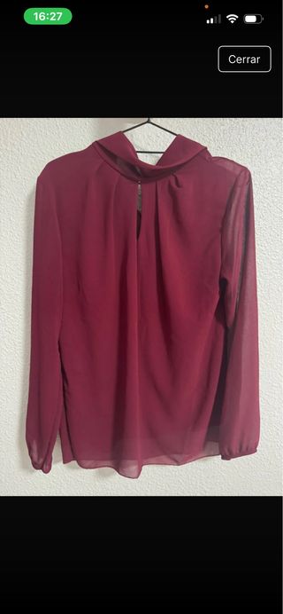 Camisa Burdeos elegante