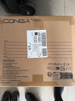 Cecotec Conga Y80 Robot Aspirador Nuevo
