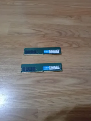 2x Módulos RAM Crucial 16GB DDR4