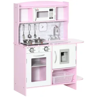 Cucina giocattolo rosa per bambini