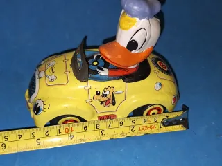 Geyper coche que anda Pato  Donald años 70