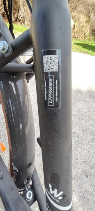 Bicicleta Waycscrav con cesta