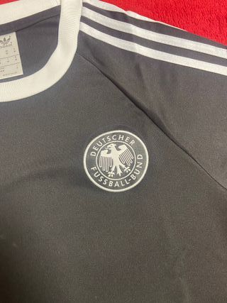 Camiseta Alemania Fútbol Negra