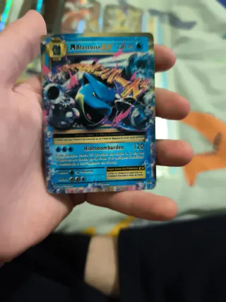 Carta Pokémon Blastoise EX Megaevolución