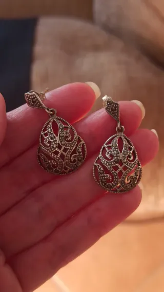 Pendientes Plata y Marquesitas