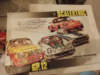 Scalextric rally GP.12 Renault 5 ford fiesta