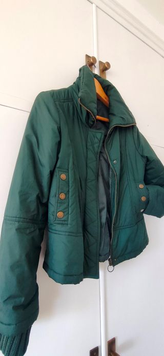 Chaqueta bomber verde Mango