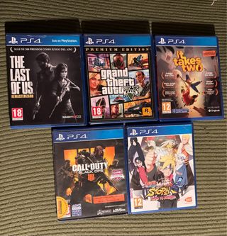 PS4 Slim 1TB + 2 Mandos + 5 Juegos