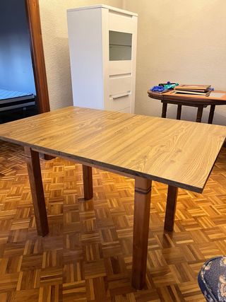 Mesa comedor extensible madera
