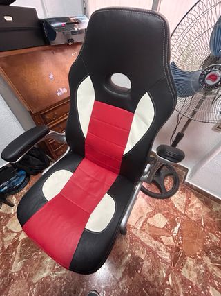Silla Gaming Negra/Roja