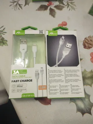 Cable Datos Aome USB-A a iPhone 3A