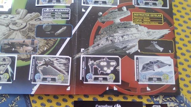 Álbum completo Star Wars Force Carrefour 2016