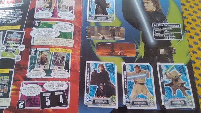 Álbum completo Star Wars Force Carrefour 2016