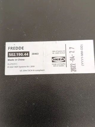 Scrivania Gaming IKEA Fredde Nero