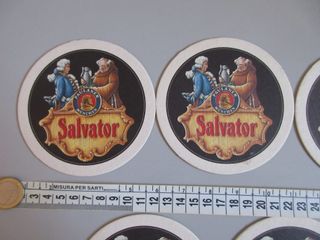 5 Sottobicchieri Birra Paulaner Salvator