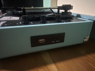 Tocadiscos Bluetooth Azul