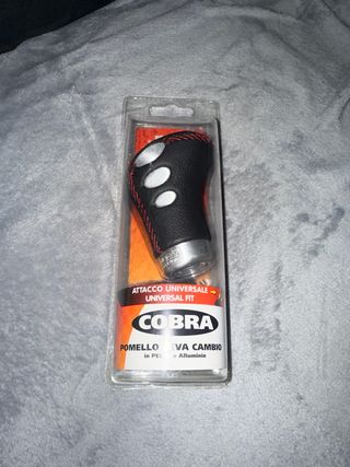 Pomo Palanca Cambios Cobra Universal Negro