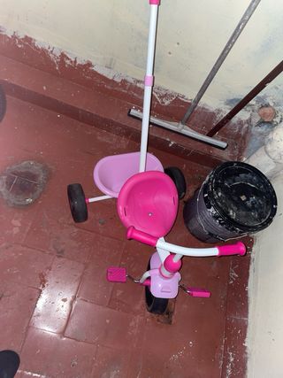 Triciclo infantil rosa