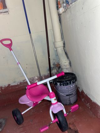 Triciclo infantil rosa