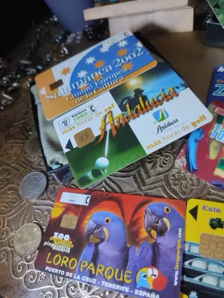 Lote Tarjetas Telefónicas Años 90