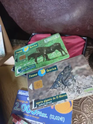 Lote Tarjetas Telefónicas Años 90